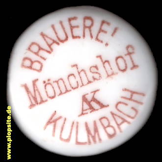 Bügelverschluss aus: Brauerei Mönchshof AK, Kulmbach, Deutschland