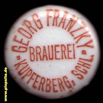 BŸügelverschluss aus: Brauerei Georg Franzky, Kupferberg, Miedzianka, Polen