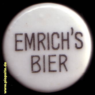 Bügelverschluss aus: Brauerei Emmrich's Bier, Kusel, Deutschland