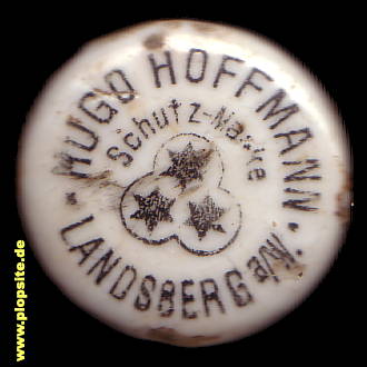 Bügelverschluss aus: Brauerei Hugo Hoffmann, Landsberg / Warthe, Gorzów Wielkopolski, Polen