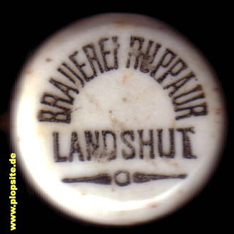Bügelverschluss aus: Brauerei zum Heiglbräu, Karl Ruppaur, Landshut, Deutschland
