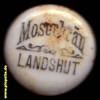 Bügelverschluss aus: Brauerei zum Moserbräu, Wolf, Landshut, Deutschland
