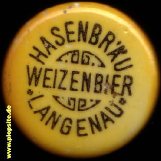 Bügelverschluss aus: Hasenbräu Weizenbier, Langenau, Deutschland