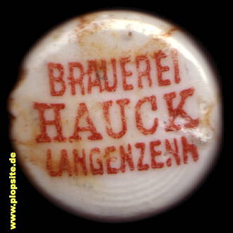 Bügelverschluss aus: Adlerbrauerei Georg Hauck, Langenzenn, Deutschland