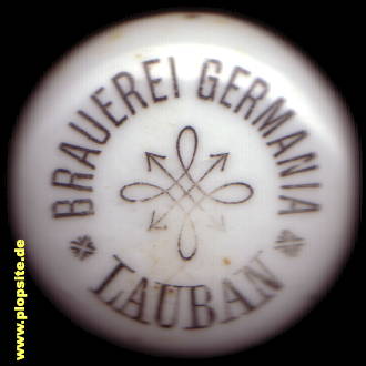 Bügelverschluss aus: Germania-Brauerei, Lauban, Lubań, Polen