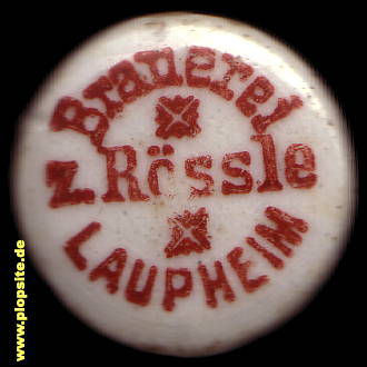 BŸügelverschluss aus: Brauerei zum Rössle, Laupheim, Deutschland