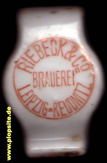 BŸügelverschluss aus: Brauerei Riebeck & Co., Leipzig - Reudnitz, Deutschland