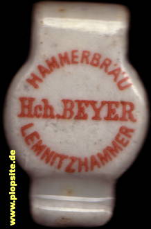 Bügelverschluss aus: Hammerbräu Hch. Beyer, Lemnitzhammer, Rosenthal-Lemnitzhammer, Deutschland