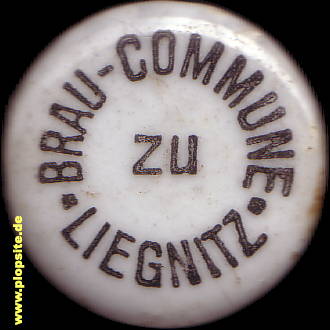 Bügelverschluss aus: Brau-Commune zu Liegnitz, Liegnitz, Legnica, Polen