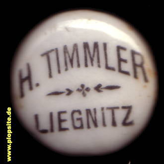 Bügelverschluss aus: Brauerei Heinrich Timmler, Liegnitz, Legnica, Polen