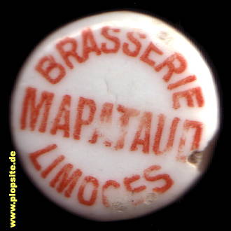 Bügelverschluss aus: Brasserie Mapataud, Limoges, Frankreich