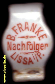 Bügelverschluss aus: Bierbrauerei Berthold Franke Nachfolger, Dampfbrauerei, Lissa, Leszno, Polen