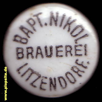 Bügelverschluss aus: Brauerei Nikol, Litzendorf, Deutschland