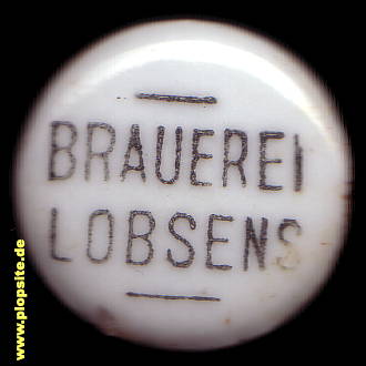 Picture of a ceramic Hutter stopper from: Brauerei, Lobsens, Łobżenica, Poland