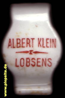 Bügelverschluss aus: Brauerei Albert Klein, Lobsens, Łobżenica, Polen