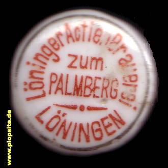 BŸügelverschluss aus: Actienbrauerei zum Palmberg, vorm. Franz Bartels, Löningen, Deutschland