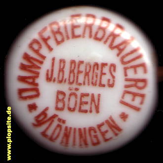 BŸügelverschluss aus: Dampfbierbrauerei J.B. Berges, Böen, Löningen, Deutschland