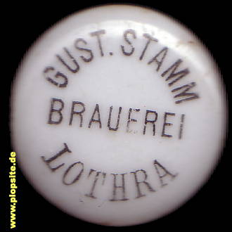 BŸügelverschluss aus: Brauerei, Gustav Stamm, Lothra, Drognitz-Lothra, Deutschland