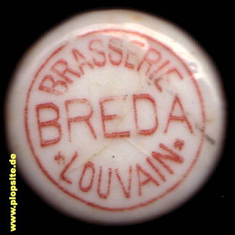 Bügelverschluss aus: Brasserie Breda, Louvain, Leuwen, Löwen, Belgien
