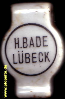 Bügelverschluss aus: Bierbrauerei H. Bade, Lübeck, Deutschland