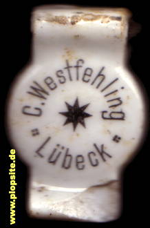 Bügelverschluss aus: Brauerei C. Westfehling, Lübeck, Deutschland