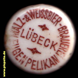 Bügelverschluss aus: Malz & Weißbier Brauerei Eugen Pelikan, Lübeck, Deutschland
