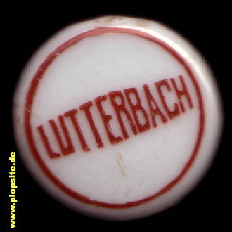 Bügelverschluss aus: Brasserie de Lutterbach, Th. Boch & Cie., Lutterbach, Frankreich