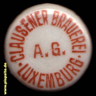 Bügelverschluss aus: Clausener Brauerei AG, Luxemburg, Lëtzebuerg, Luxembourg, Luxemburg