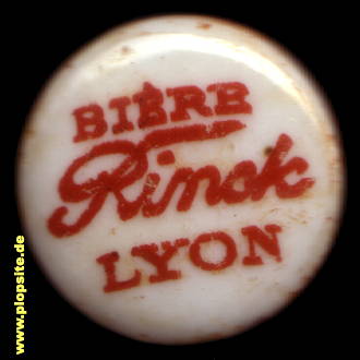 Bügelverschluss aus: Union des Lyonnaise-Rinck, Bière Rinck, Lyon, Frankreich