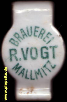 Bügelverschluss aus: Brauerei Richard Vogt, Mallmitz, Małomice, Polen