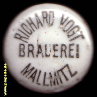 Bügelverschluss aus: Brauerei Richard Vogt, Mallmitz, Małomice, Polen