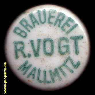 Bügelverschluss aus: Brauerei Richard Vogt, Mallmitz, Małomice, Polen