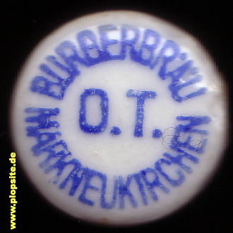 BŸügelverschluss aus: Brauerei Ottmar Tauscher, Bürgerbräu, Markneukirchen, Deutschland