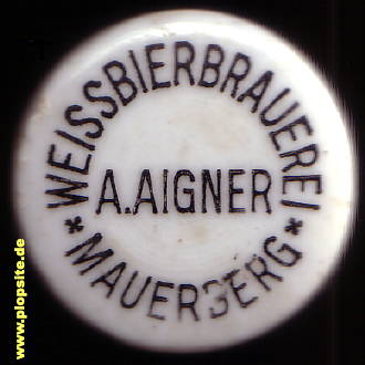 BŸügelverschluss aus: Weißbierbrauerei Aigner, Mauerberg - Garching, Deutschland