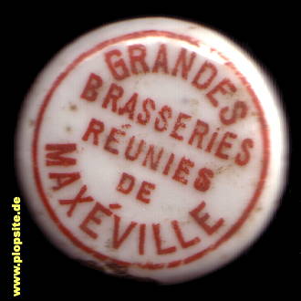 BŸügelverschluss aus: Grandes Brasseries de Réunies de Maxéville S.A., Maxéville, Frankreich