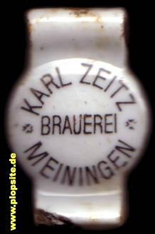 Bügelverschluss aus: Brauerei Karl Zeitz, Meiningen, Deutschland