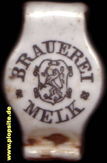 Picture of a ceramic Hutter stopper from: Brauerei, Melk, Austria