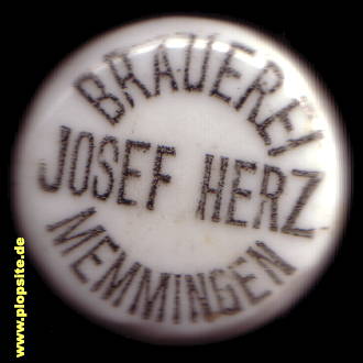 Bügelverschluss aus: Brauerei zum Kreuz, Josef Herz, Memmingen, Deutschland