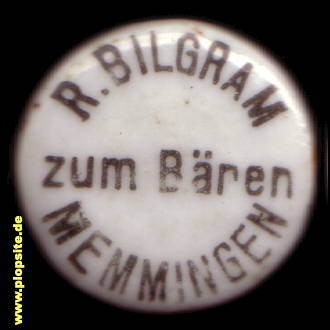 BŸügelverschluss aus: Brauerei zum goldenen Bären, Robert Bilgram, Memmingen, Deutschland