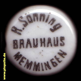 BŸügelverschluss aus: Brauerei zum Bräuhaus, Rudolf Sönning, Memmingen, Deutschland