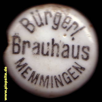 Bügelverschluss aus: Bürgerliches Brauhaus AG, Memmingen, Deutschland