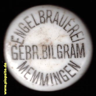 Bügelverschluss aus: Engelbrauerei Gebrüder Bilgram, Memmingen, Deutschland