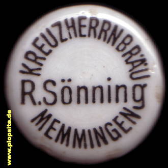 Bügelverschluss aus: Kreuzherrnbräu Rudolf Sönning KG  , Memmingen, Deutschland