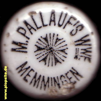 Bügelverschluss aus: Weizenbierbrauerei M. Pallauf, Memmingen, Deutschland