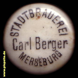 Bügelverschluss aus: Stadtbrauerei Carl Berger, Merseburg, Deutschland