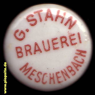 BŸügelverschluss aus: Brauerei G. Stahn, Meschenbach Untersiemau, Deutschland