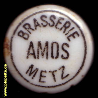 Bügelverschluss aus: Brasserie Amos S.A., Metz, Frankreich