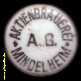 BŸügelverschluss aus: Aktienbrauerei AG, Mindelheim, Deutschland