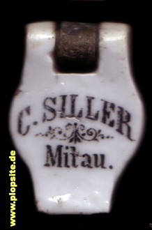 BŸügelverschluss aus: Brauerei C. Siller, Mitau, Jelgava, Lettland