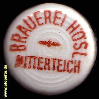 Bügelverschluss aus: Brauerei Hösl, Mitterteich, Deutschland